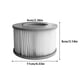 thumbnail image 4 of Filtro de piscina Colador inflable de resina para piscina Reemplazo del filtro de resorte reemplazable para MSPA Scienceny HA006390-00, 4 of 7