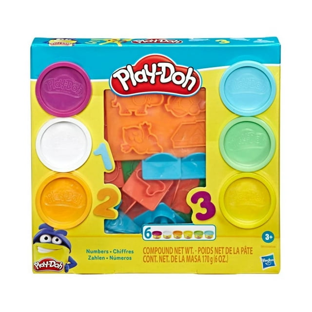 Masa Moldeable Play Hasbro Numeros