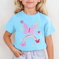 thumbnail image 2 of TZEWGL Tops For Girl Boy Cute Printed Short Sleeved Round Neck Clothing For Kids size 5-6T, 2 of 4
