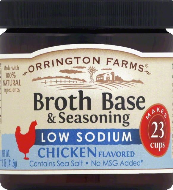 Orrington Farms Vegan Vegetable Broth Base & Seasoning, 6 oz, (Pack of 6)