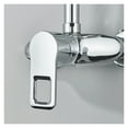 thumbnail image 4 of Chrome Kitchen Sink Faucet, Universal Black Hose Multi-Mode Spout Wall Mount, Cold Hot Water Mixer Kitchen Washbasin Tap, 4 of 12