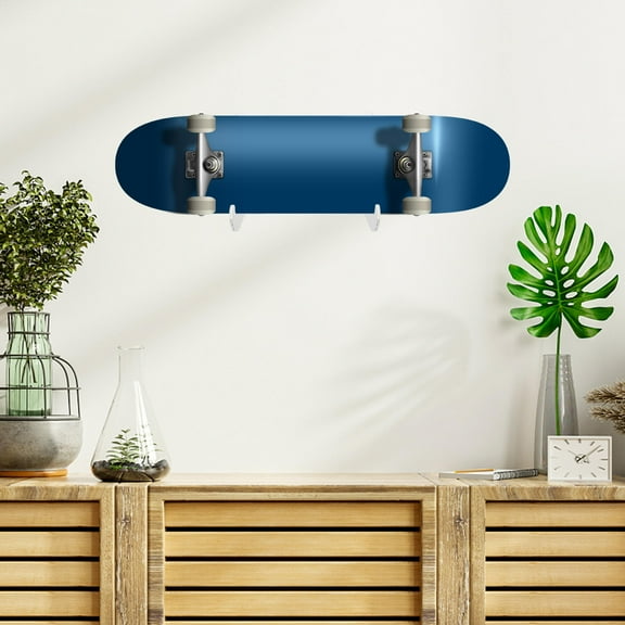 FRCOLOR 1 Set Transparent Skateboard Display Rack Acrylic Hanger Wall Mounted Skateboard Hanger Rack Skateboard Display Organizer