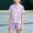 A330 Purple, variant on 2 Piece Girls Clothes Trendy Tie Dye Cloud Print Outfit Short Sleeve Raglan T Shirt And Elastic Shorts Set Summer Casual Lounge Sporty Athletic Playwear Tracksuit