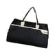 thumbnail image 5 of Bolsa de viaje de lona, ​​bolsa deportiva para gimnasio, bolso de mano plegable portátil, bolsa de noche para Negro, 5 of 7
