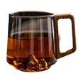 thumbnail image 6 of Glass Single-layer Side Wooden Handle Drinking Cups Household Large-capacity Milk Tea Juice Single-layer Cup, 6 of 6