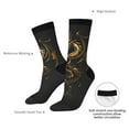 thumbnail image 4 of Fuzoiu Golden Dragon Tattoo Art Print Athletic Crew Socks for Men & Women,Casual Crew Socks,Above Ankle Crew Socks for Business, Casual, 4 of 6