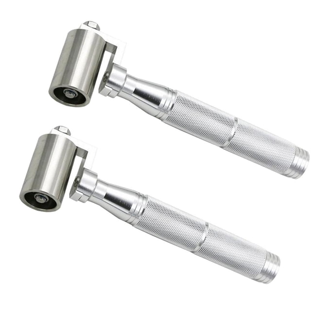 2x rodillo de de papel tapiz de material acero inoxidable decoración para hogar herramienta de bricolaje cosido DYNWAVEMX Rodillo de bricolaje de costura de papel tapiz