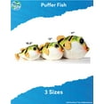 thumbnail image 3 of Real Planet 13" Green Puffer Fish Realistic Stuffed Animal, Sea Life Plush Toy & STEM Learning Gift for Birthday Boys & Girls, 3 of 6