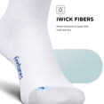 thumbnail image 5 of Feetures Elite Light Cushion Mini Crew Sock - Sport Sock with Targeted Compression - Candy Court , Medium (1 Pair), 5 of 7