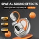 thumbnail image 5 of Auriculares deportivos Bluetooth de plástico con cancelación de ruido, sonido envolvente 5.4, deportivos, abiertos, con micrófono doble, batería alta y baja latencia., 5 of 6