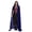 Blue, variant on Women's hooded cape, medieval Renaissance Halloween role-playing costume, black/blue/green/gray/purple/red/green/white robe