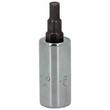 SK Hand Tool 44326 0.25 in. Drive Metric Hex Bit Socket - 3 mm.