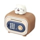 thumbnail image 3 of Alcancía con modo doble, contraseña, caja de seguridad para dinero con cambio de idioma, cajero automático, caja de ahorros para niños, niñas y niños gato marrón, 3 of 8