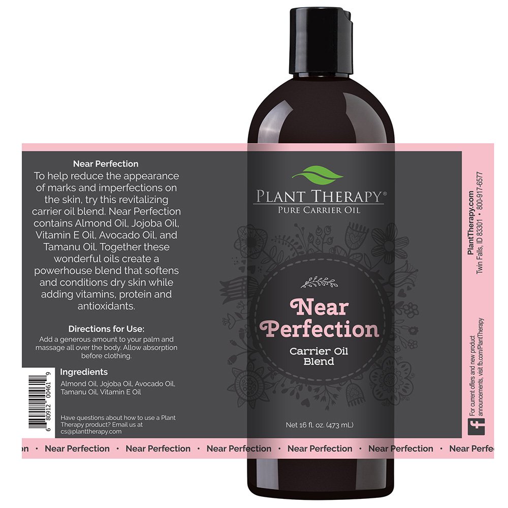 Plant Therapy Essential Oils Near Perfection Carrier Oil Blend 16 oz