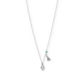 thumbnail image 1 of Women's .925 Sterling Silver 16" + 2" Teeny Tiny Tassel Necklace, 1 of 1