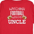 thumbnail image 4 of Inktastic Watching Football with my Uncle Boys or Girls Long Sleeve Toddler T-Shirt, 4 of 5