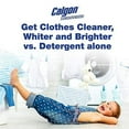 Calgon Water Softener Liquid, Laundry Detergent Booster, Washing Hard