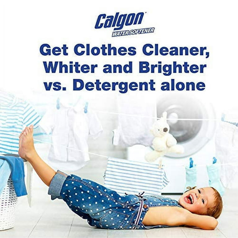 Calgon 4-in-1 Water Softener Tablets, Washing Machine Cleaner