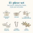 thumbnail image 2 of Set de utensilios de cocina Rachael Ray Cucina, cerámica, antiadherente, 13 piezas, 2 of 9