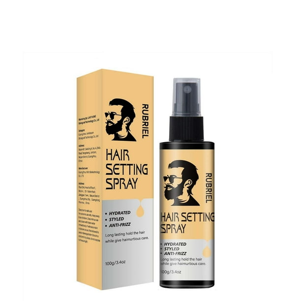 Spray de peinado para hombres, gel para peinar el cabello, gel para peinar el cabello, gel seco al agua, cera para el cabello, barro para el cabello 100 ml