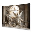 thumbnail image 2 of Designart "Angel Guardians in the Church I" Spiritual Metal Art Living Room, 2 of 5