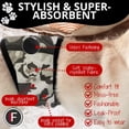 thumbnail image 5 of FINNERO JustinCase Washable Male Dog Belly Band, Reusable Escape-Proof Dog Diaper Belt, Puppy Wrap for Incontinence Pet Training (Camo, 3XS), 5 of 10