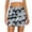 Black, variant on IROINNID Women's Skirt Fashion Casual Mesh Skirt Skirt Short Empire Waist Mini Print Skirt