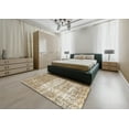 thumbnail image 5 of Ahgly Company Machine Washable Indoor Round Traditional Dark Almond Brown Area Rugs, 3' Round, 5 of 7