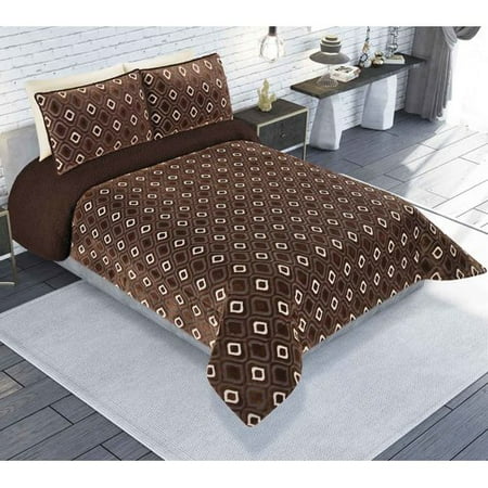 Jumbo Comforter - Latitude Run Sherpa Reversible and Texture Super Soft Jumbo Comforter
