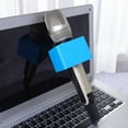 thumbnail image 4 of 2Pcs Square Mic Flag Station Portable Handheld Interview Logo Blue, 4 of 6