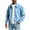 Light Blue, variant on Wutalume Men's Retro Corduroy Fashion Casual Long-Sleeve Pocket Jacket, Retro Style with Functional Pockets, Soft Fabric for Comfort, Ideal for Daily and Seasonal Wear,Black L