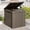 Brown, variant on Dextrus Outdoor 51 Gallon Resin Deck Box, Black