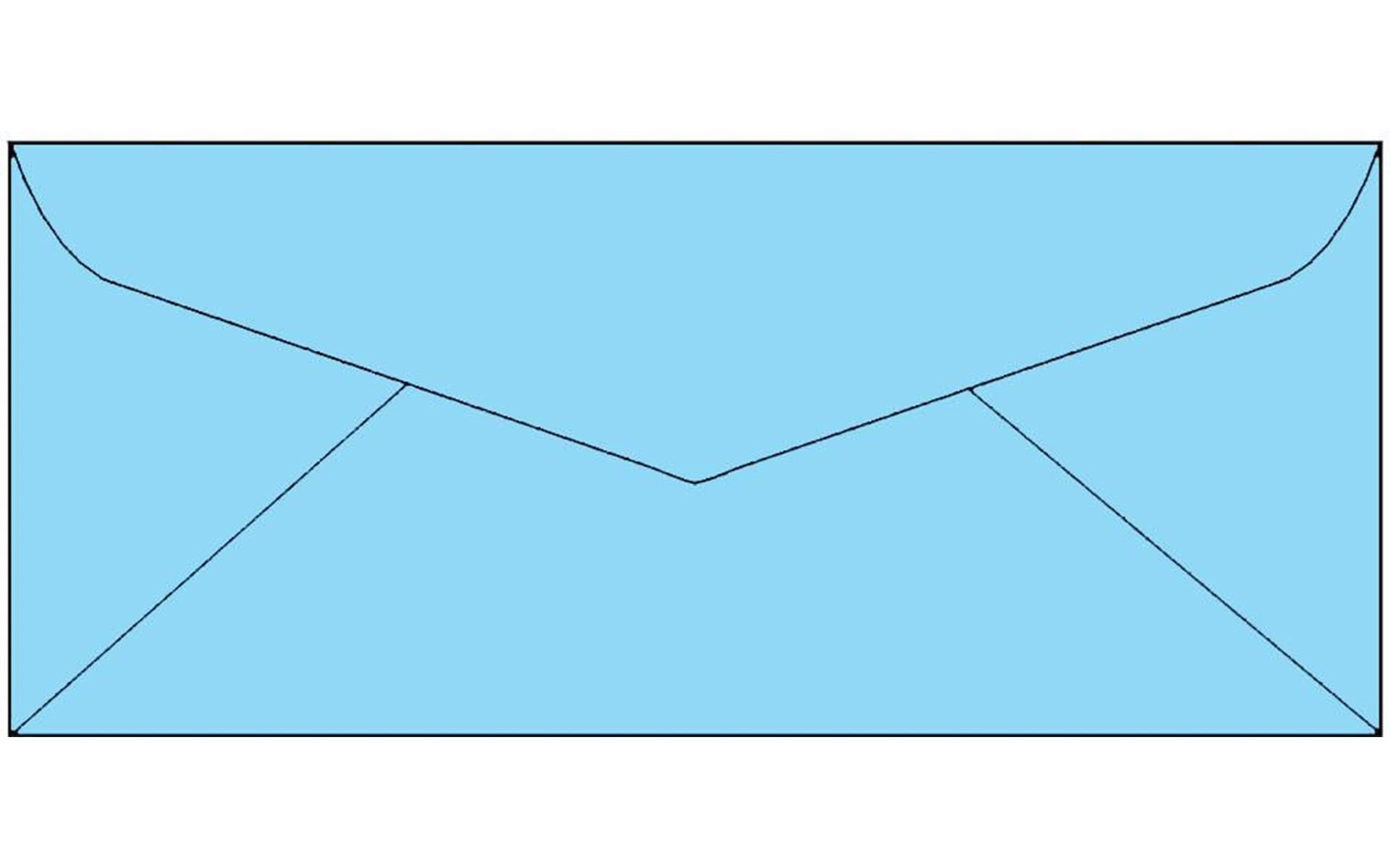 Envelope 10 Letter 25pc Light Blue
