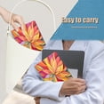 thumbnail image 6 of Spiral Notebook,Double-Wire Spiral College Lined Journal Notebook for Study and Notes,100 Pages,5.71x 8.26 in - Abstract Painting Resembling a Blooming Flower, 6 of 7