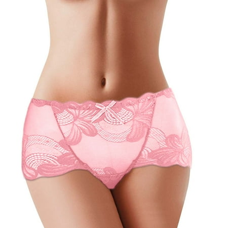 

JDEFEG Briefs For Women Pack Cotton Women S Casual Comfort Boyshort Womens Bikini Panties Underwear Lace Hipster Seamless Hi Cuts Get Tomorrow Items Lace Pink Xl