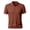 Ginger_008, variant on Men Jacquard Golf Polo Shirt, Embossed Letter Subtle Monogram Texture Short Sleeve Shirt Quick Dry Moisture Wicking Business Casual Top Ginger 3XL
