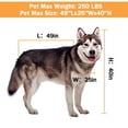 thumbnail image 3 of BESRTWE Professional 50'' Dog Bathtub for large Dog Grooming Tub Pet Bathing Tub Stainless Steel Dog Wash Station for Home Commercial Dogs, Cats, 3 of 10