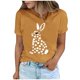 thumbnail image 2 of Tops de Cuello Alto para las Mujeres Amante Impreso Camiseta Cuello Redondo Manga Corta, Poliéster Spandex, 2 of 7