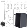 thumbnail image 4 of TABLZONE 120Pcs Peg Board Hooks and Bins Set Easy Install Tool Organizer for Workshop Storage, 4 of 8