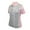 Rose Quartz/White, variant on Monterey Club Women's Pro Leopard Print Block Golf Polo Shirt #2350