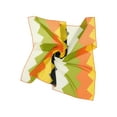 thumbnail image 6 of INSPIRE CHIC Women Chiffon Scarves - 25.6" x25.6" - Floral Print Square Kerchief Neck Scarf Neckerchief Colorful-Stripe, 6 of 6