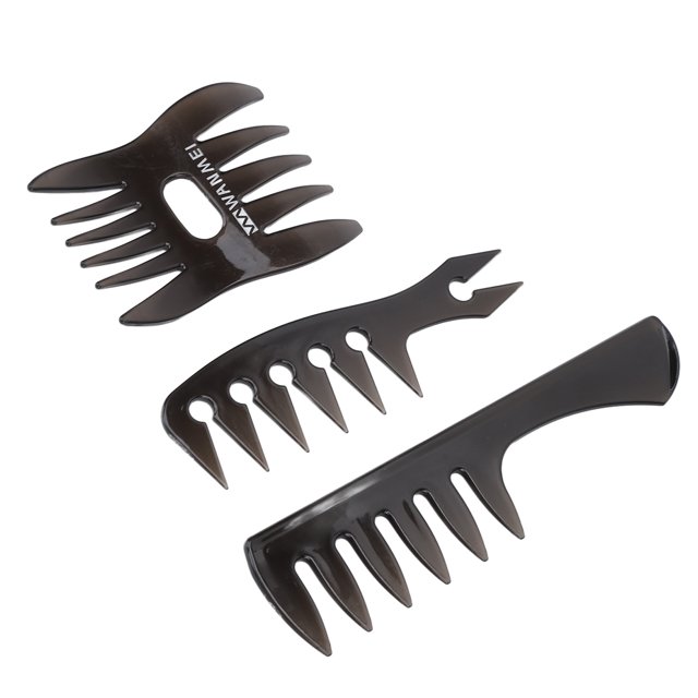 Peine para barba, 3 piezas Peine para barba Peine para peinar barba de plástico Peine para peinar bigote Lograr más