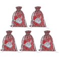 thumbnail image 2 of New Christmas Gift Bag Drawstring Gift Bag Christmas Aluminum Foil Bag Christmas Gift Bag, 2 of 2