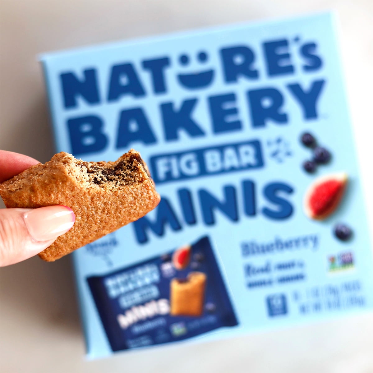 Nature’s Bakery Blueberry Fig Bar Minis, 1 oz, 20 Count
