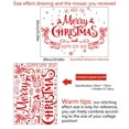 thumbnail image 3 of CoreLiving Christmas Window Clings, Merry Christmas Window Stickers & Decals, Removable Happy Holidays Snowflake & Ball Ornament Clings for Glass Windows, Home and Office Xmas Decor, 3 of 8