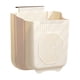 thumbnail image 2 of Bote de Basura Plegable de Pared, Cubo de Almacenamiento Plástico Colgante Telescópico para Cocina/Baño, Diseño Ahorrador de Espacio, Capacidad Ajustable, Blanco/Gris, 21x22x12cm, 2 of 6