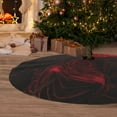 thumbnail image 6 of Sikiie Red Gothic Skeleton Throne 30-48 inches {designName} Print Christmas Tree Skirt Snowman Xmas Tree Skirt with Edge Christmas Decorations for Holiday Party-30", 6 of 7