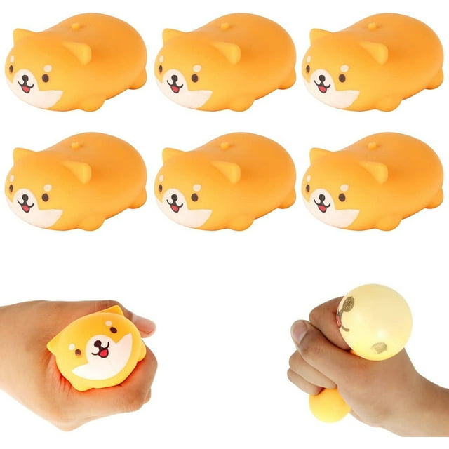 Juguete de descompresión Fidget Toy HUOGUO Shiba Inu, 6 unidades, para niños