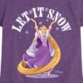 thumbnail image 3 of Disney Princess - Let It Snow - Youth Girls Short Sleeve T-Shirt, 3 of 5