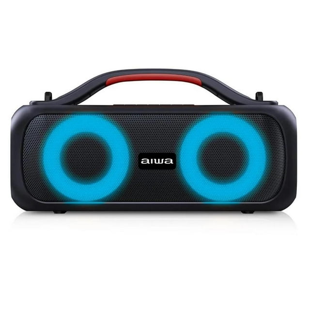 Bocina Aiwa AWS200BT Inalambrica 30W Recargable Negro